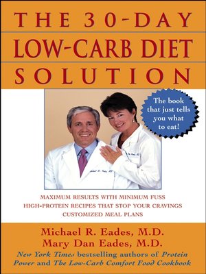 cover image of The 30-Day Low-Carb Diet Solution